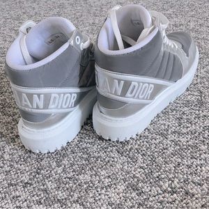 Women’s Authentic Dior Sneaker, Silver-Size 8US